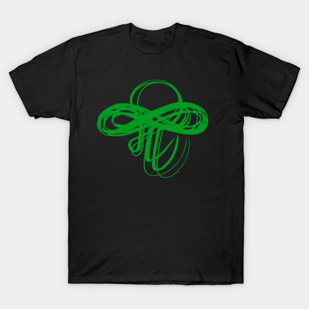 Marathi Text Me I am Infinite Green T-Shirt by GeeTee